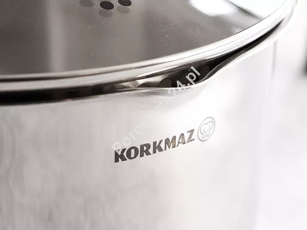 Garnek z pokrywą 7L 24 cm x 16 cm - Korkmaz Steama A1993