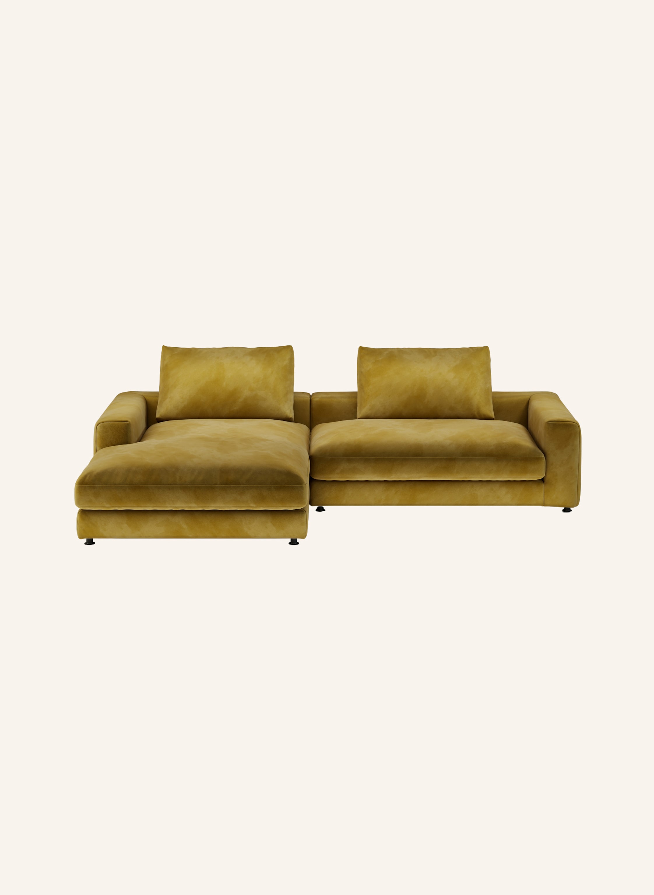 nydo Ecksofa XL MOSLER, links, Velours