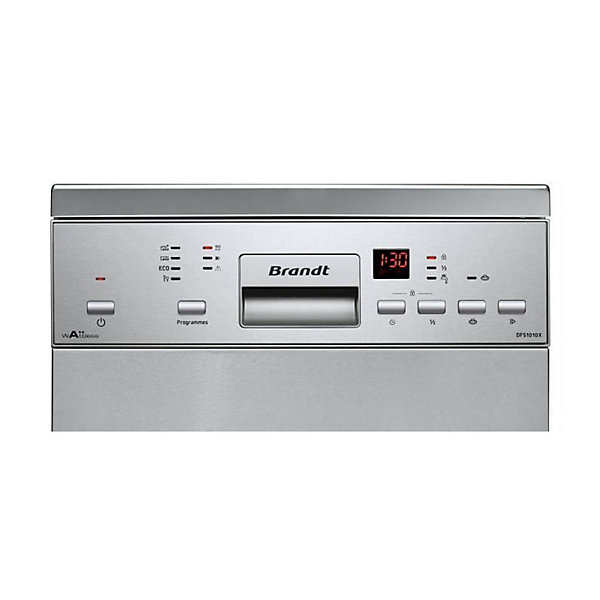 Lave-vaisselle pose libre BRANDT 10 Couverts 45cm A  , BRADFS1010X