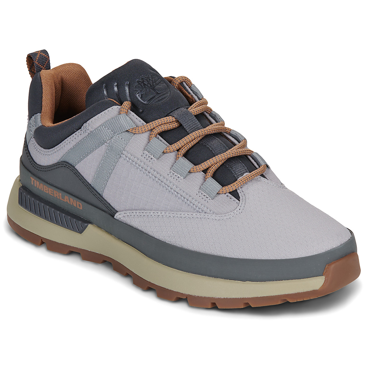 Timberland - LOW LACE UP SNEAKER LIGHT GREY MESH - Grey