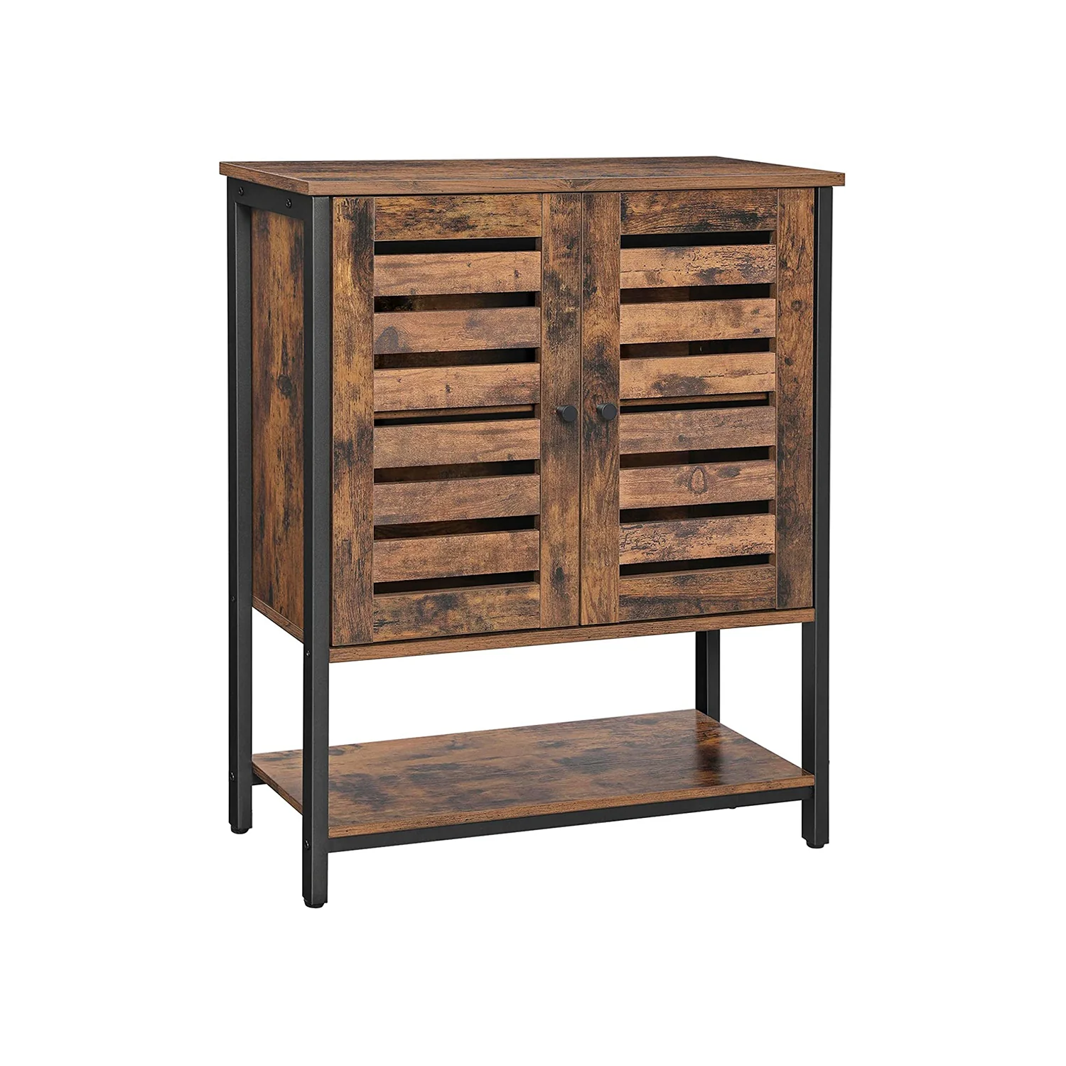 Buffet portes persiennes