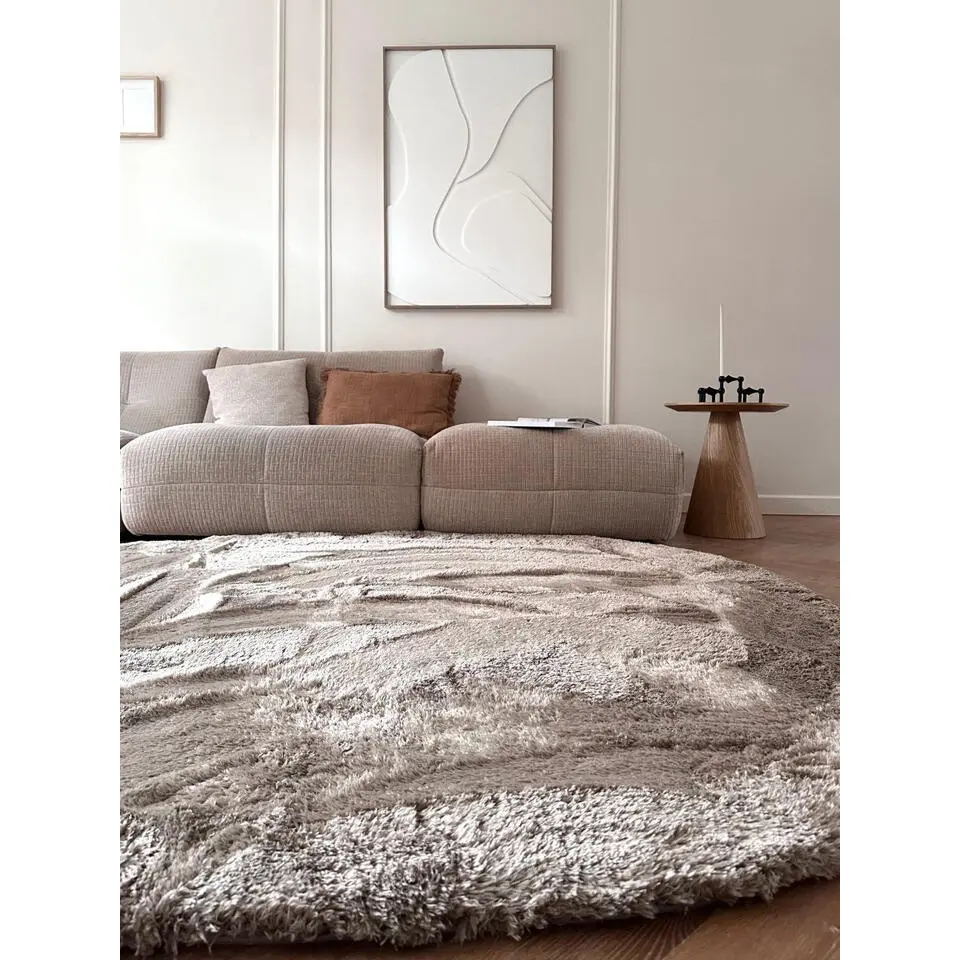 Interieur05 Hoogpolig vloerkleed Odelia Stone - 240 x 330 cm