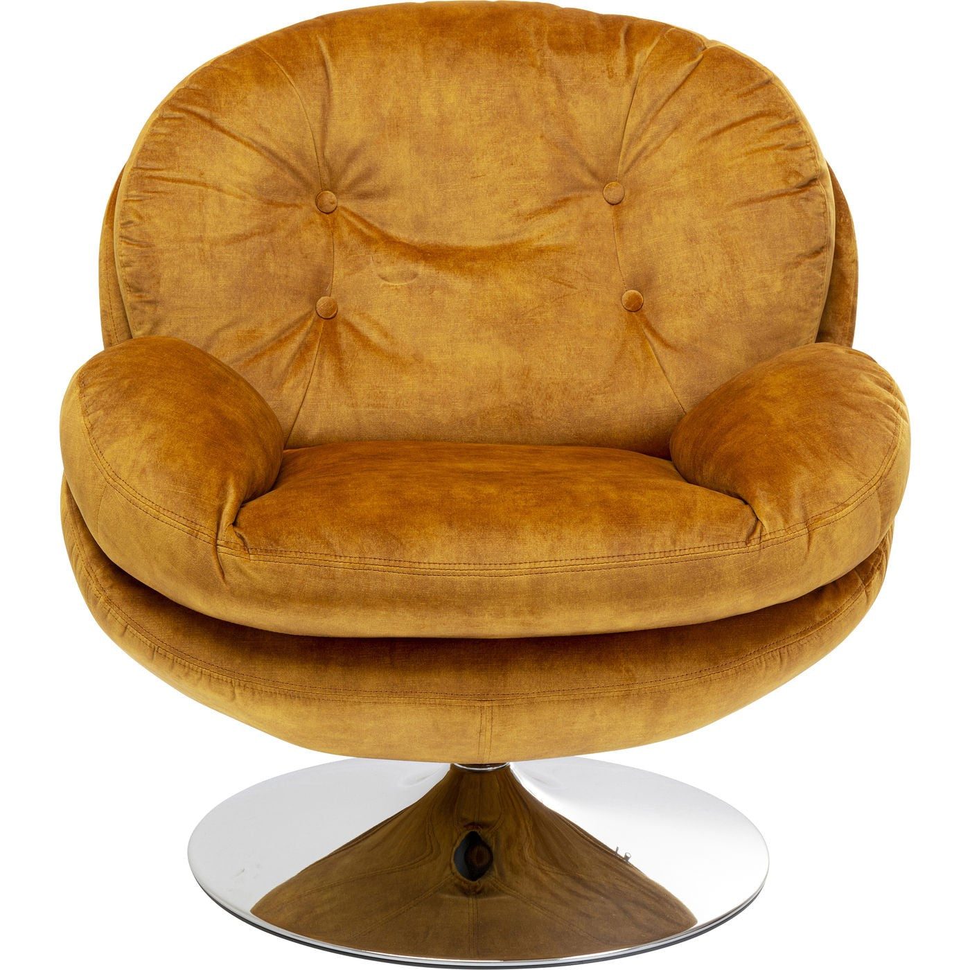 Kare Design Draaifauteuil Cosy Amber