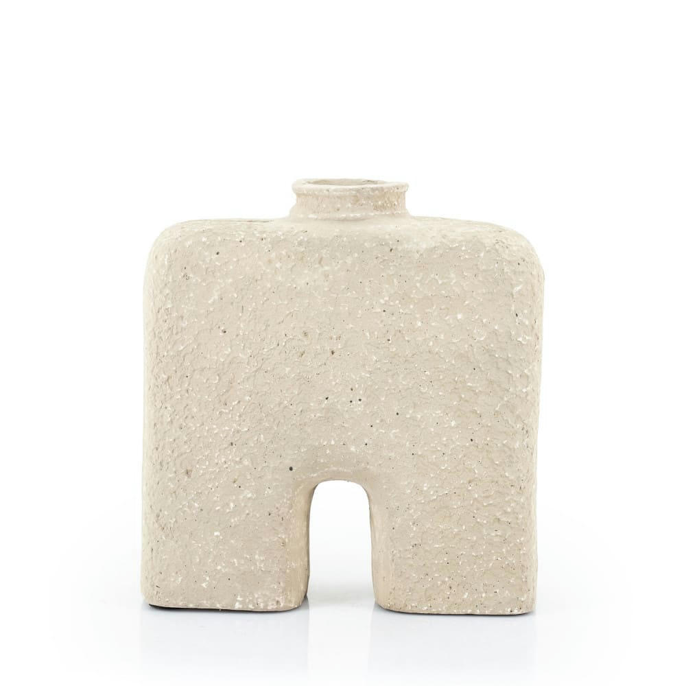 ARC - Vase en arc H32cm beige