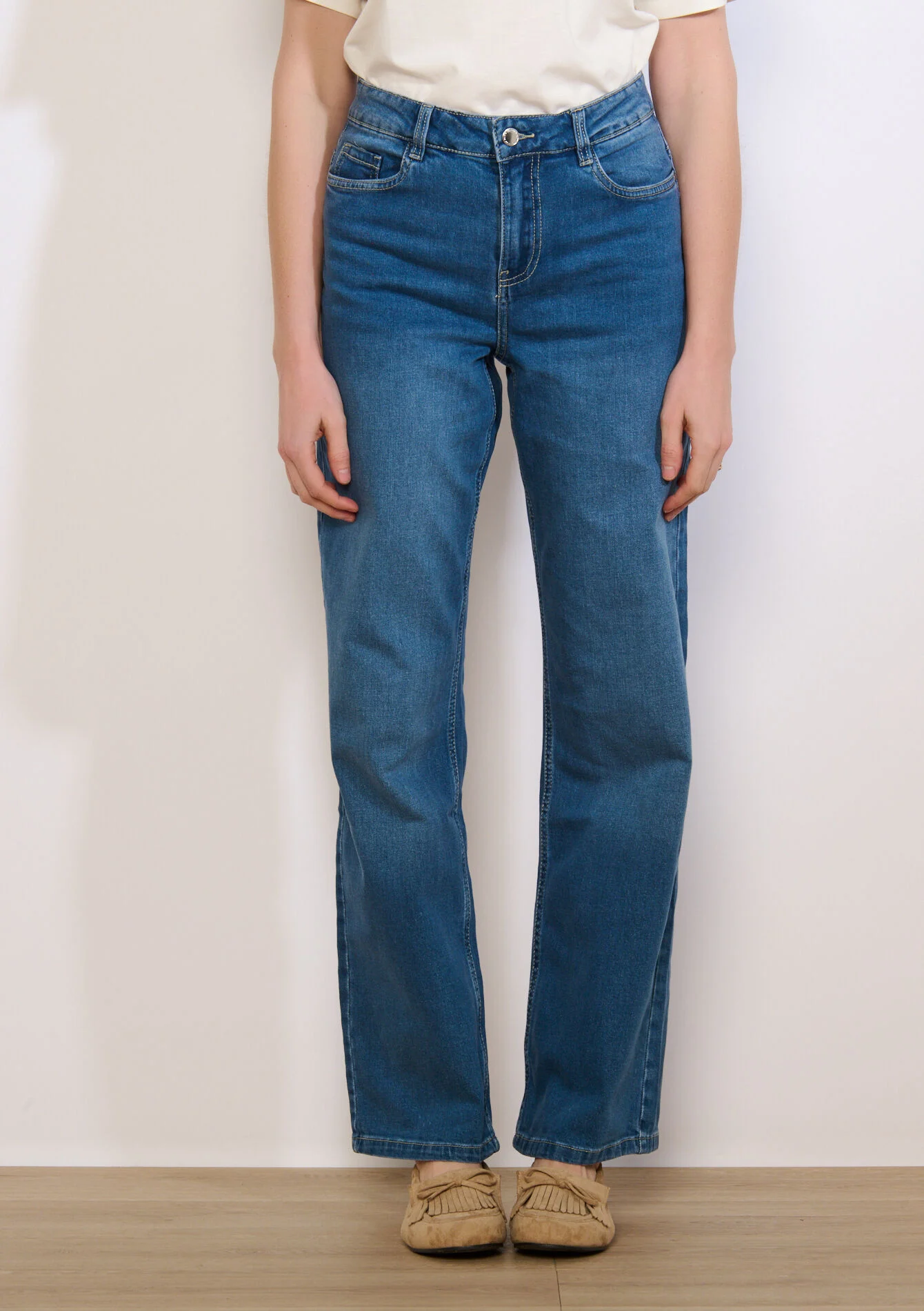 Jeans met hoge taille