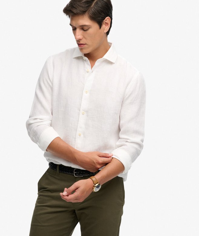 Riviera Long Sleeve Linen Shirt