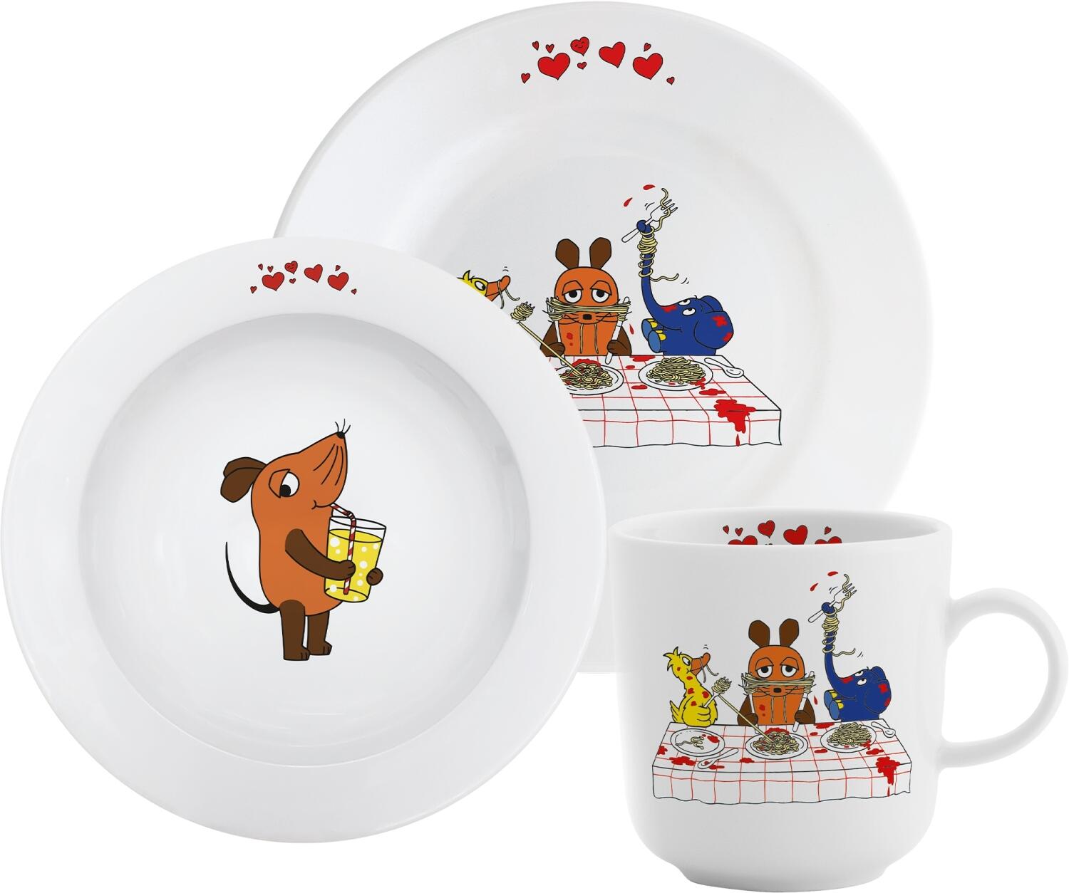 Kahla DieMaus Kinderset 3tlg. Pastaliebe