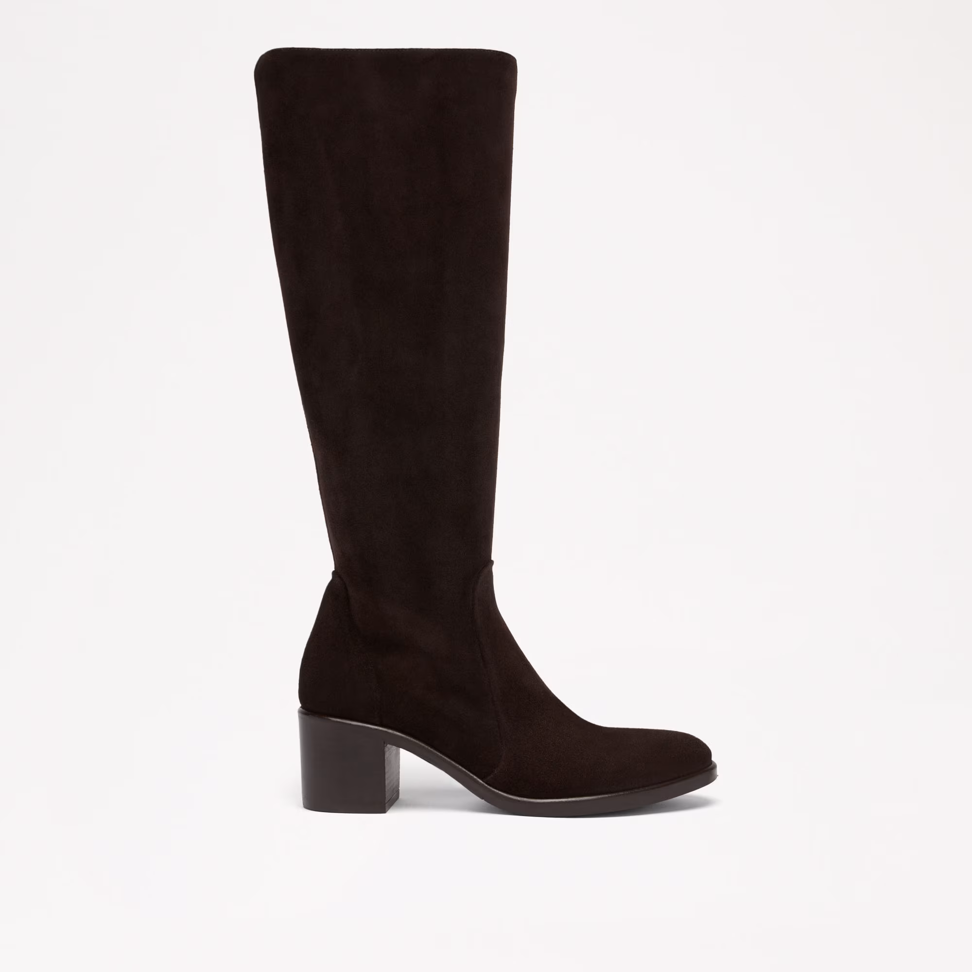 Kicking HighPull On Knee High Heeled Boot
