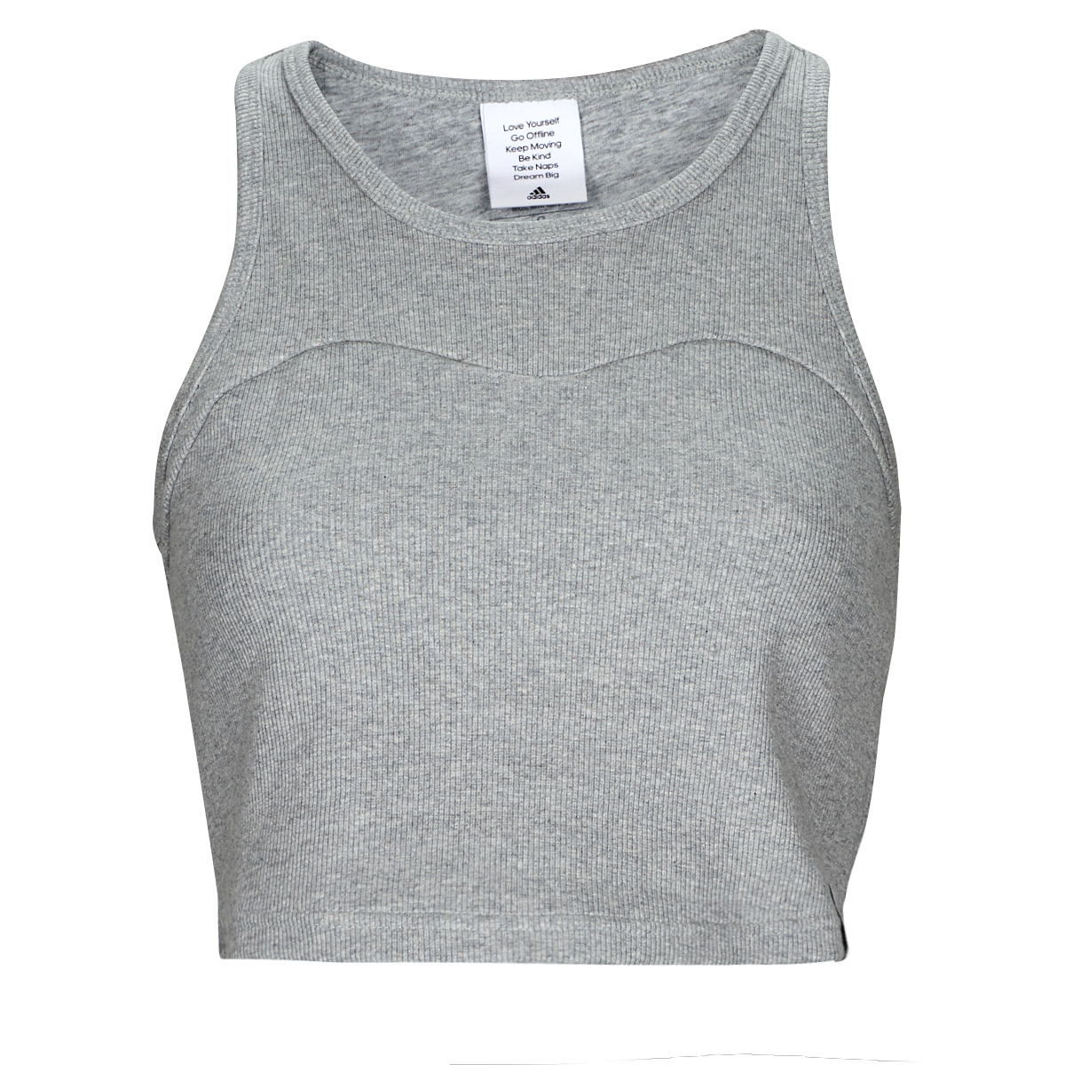 adidas - LNG RIB TANK - Grey / Medium