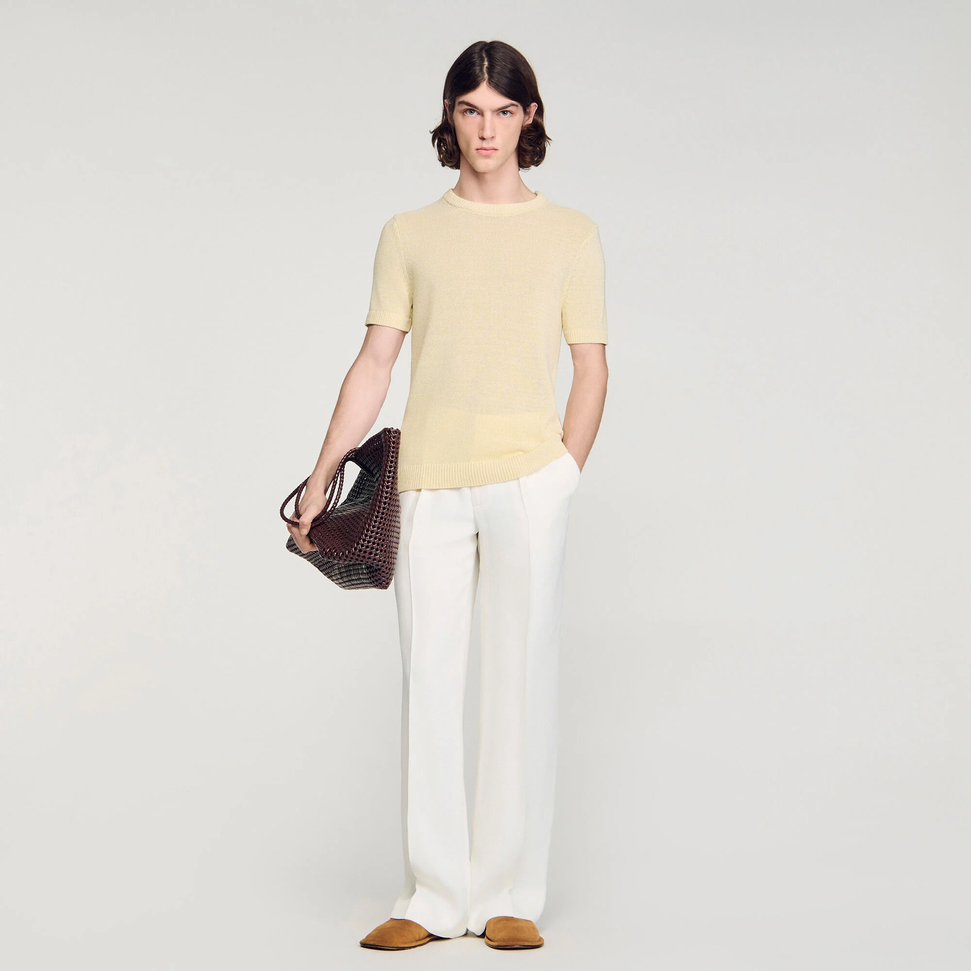 T-shirt en maille fine