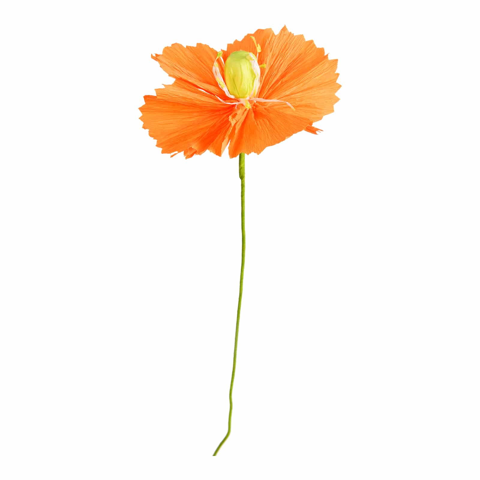 Papierblume Orange,L 400 mm