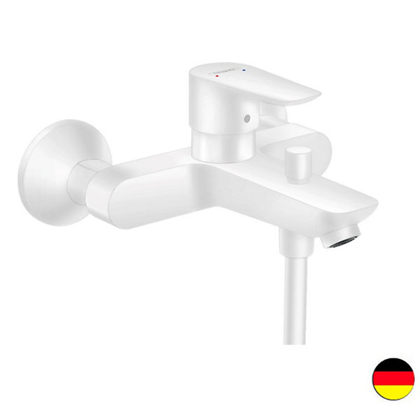 Mitigeur bain douche mécanique HANSGROHE Talis E blanc mat