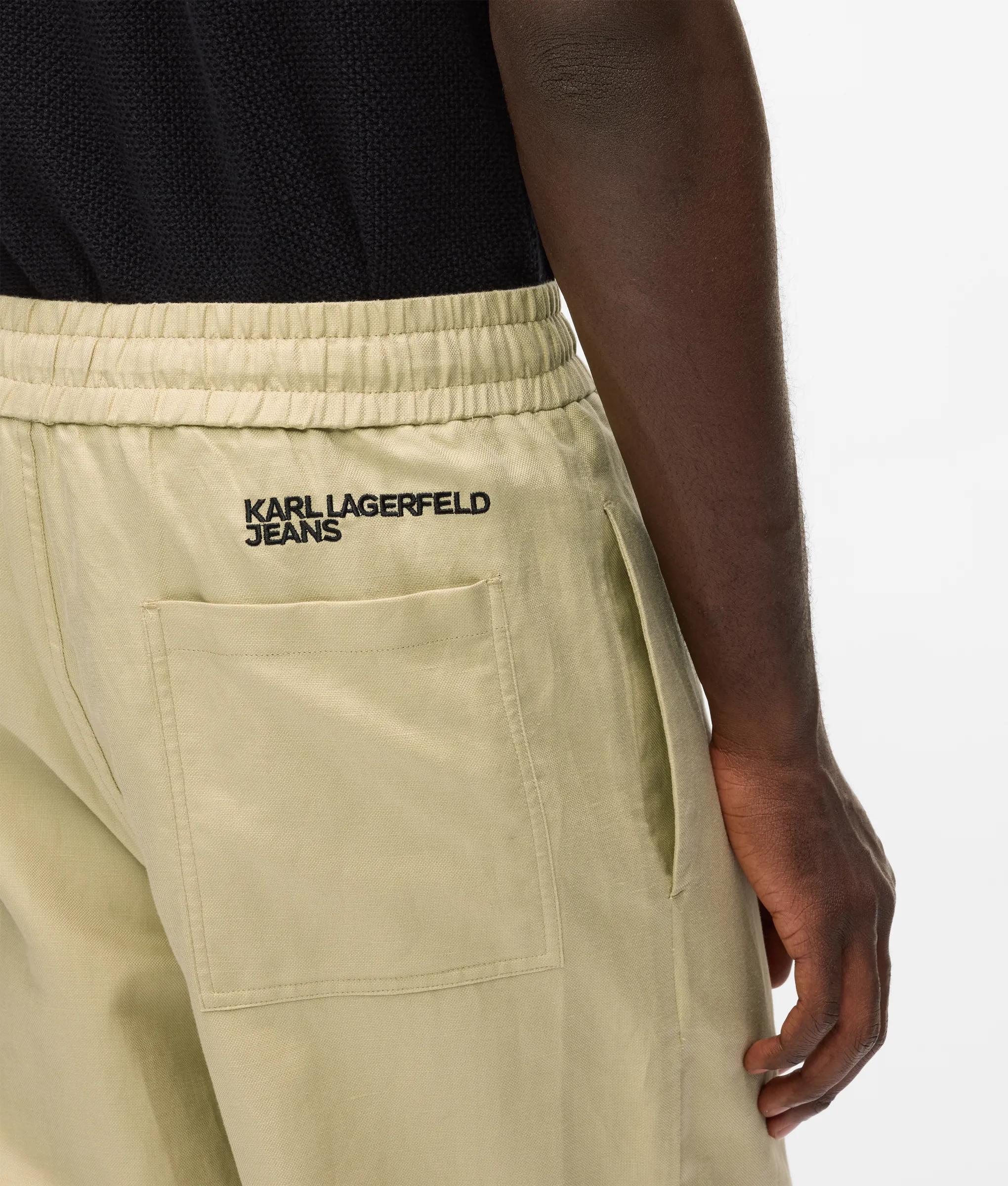 Pantalon en lin mélangé