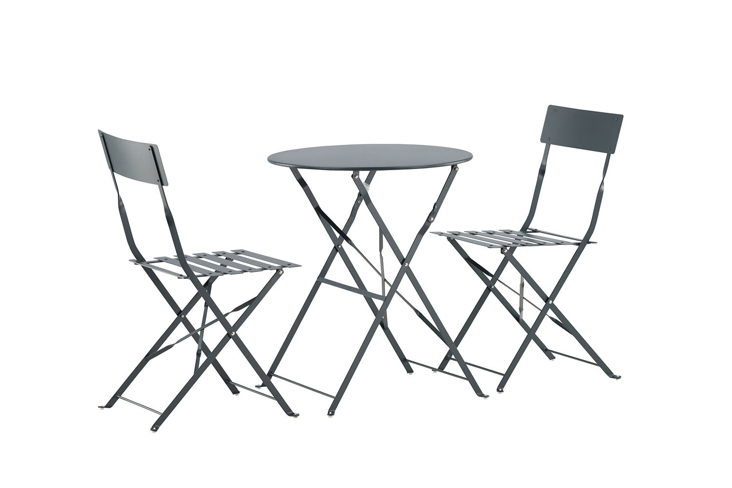 Rebellenclub Basil Inklapbare Tuinset - Donker Grijs