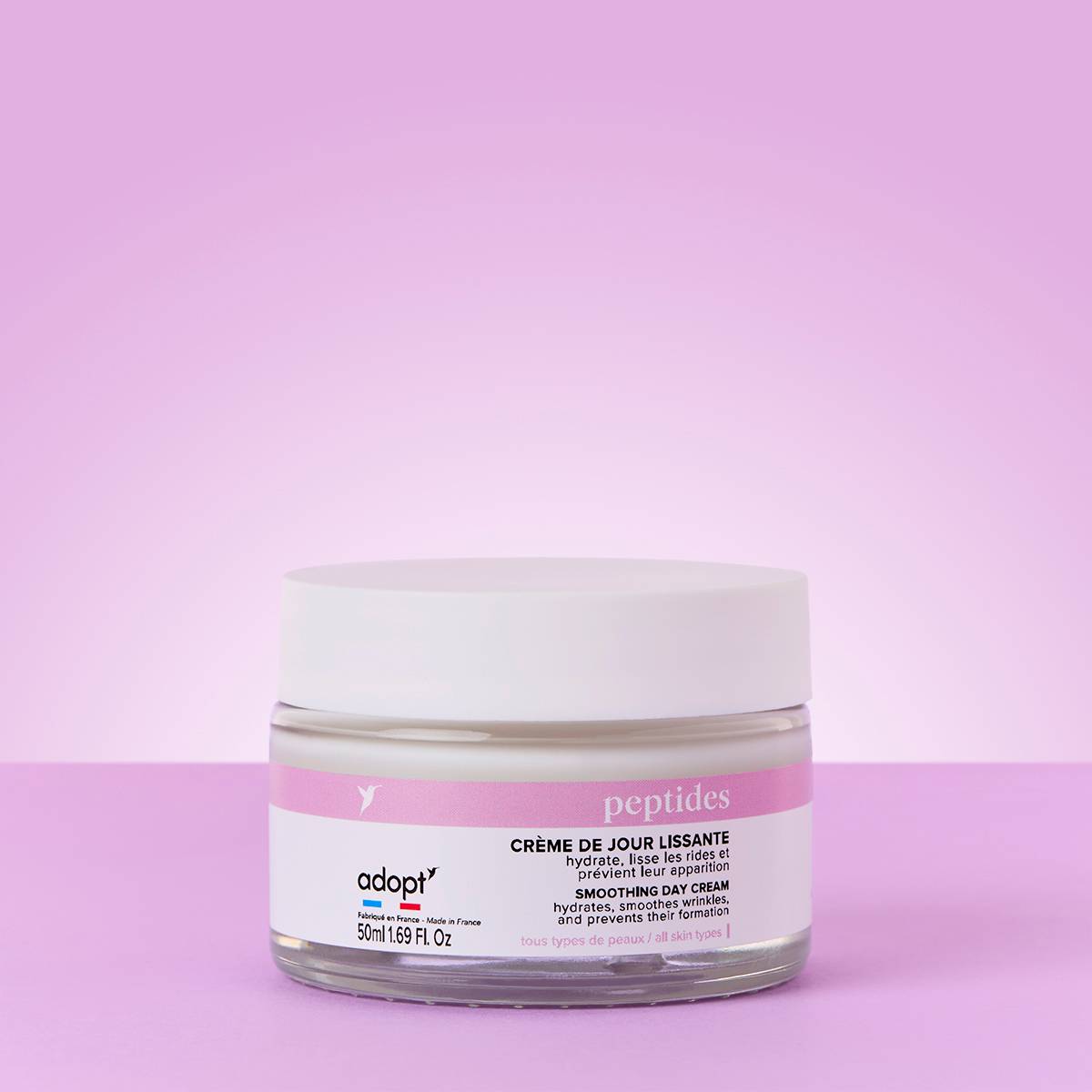 Lissante & RepulpanteCrème de Jour Lissante aux peptides 50 mlhydrate, lisse les rides et prévient leur apparition