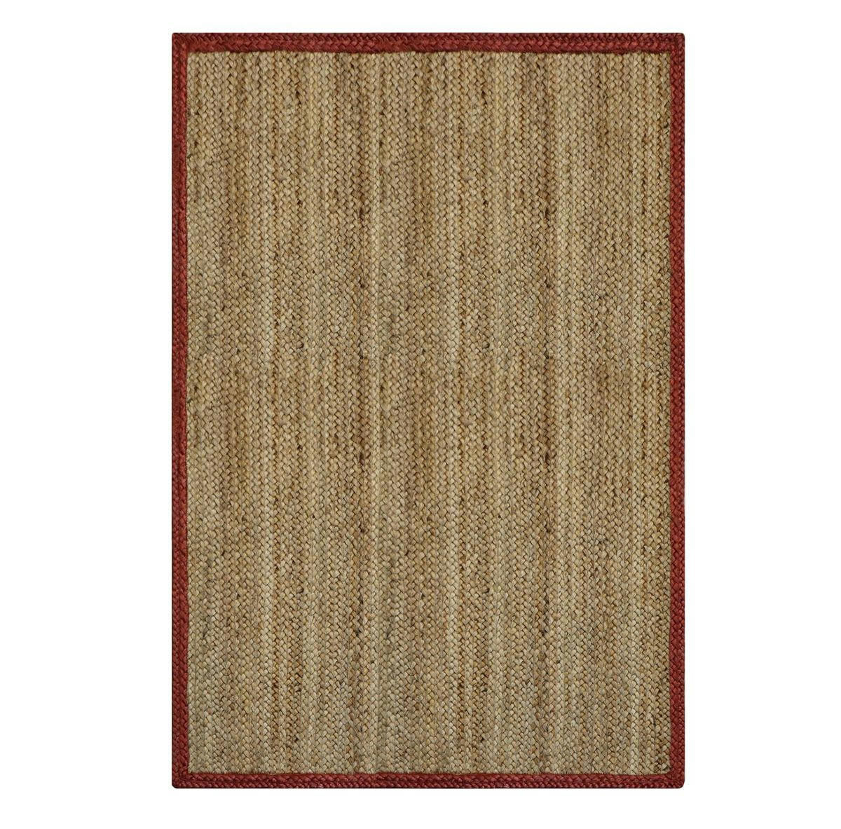 - Tapis rectangulaire en jute