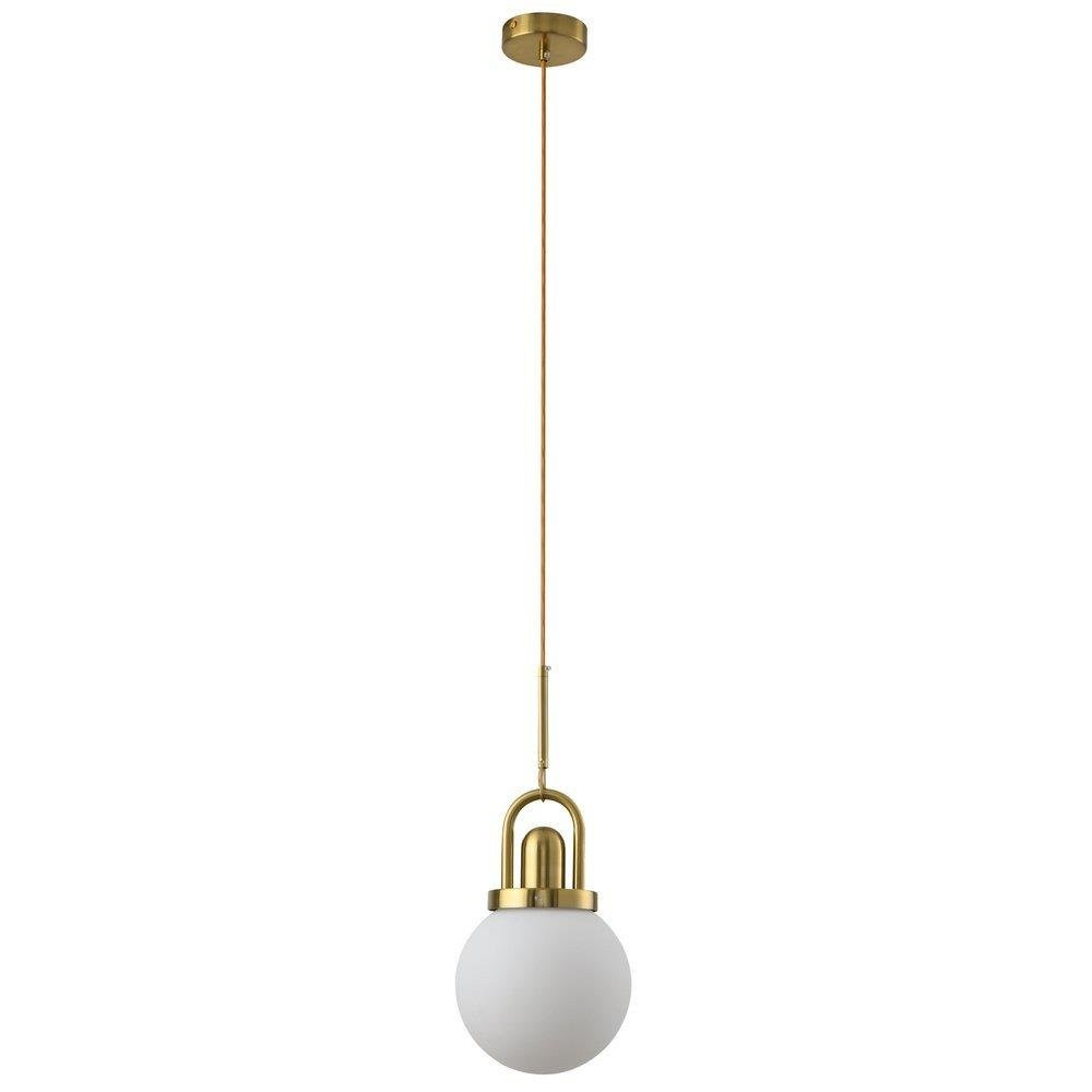 Elegancka LAMPA WISZĄCA PEARL złota 20cm glamour