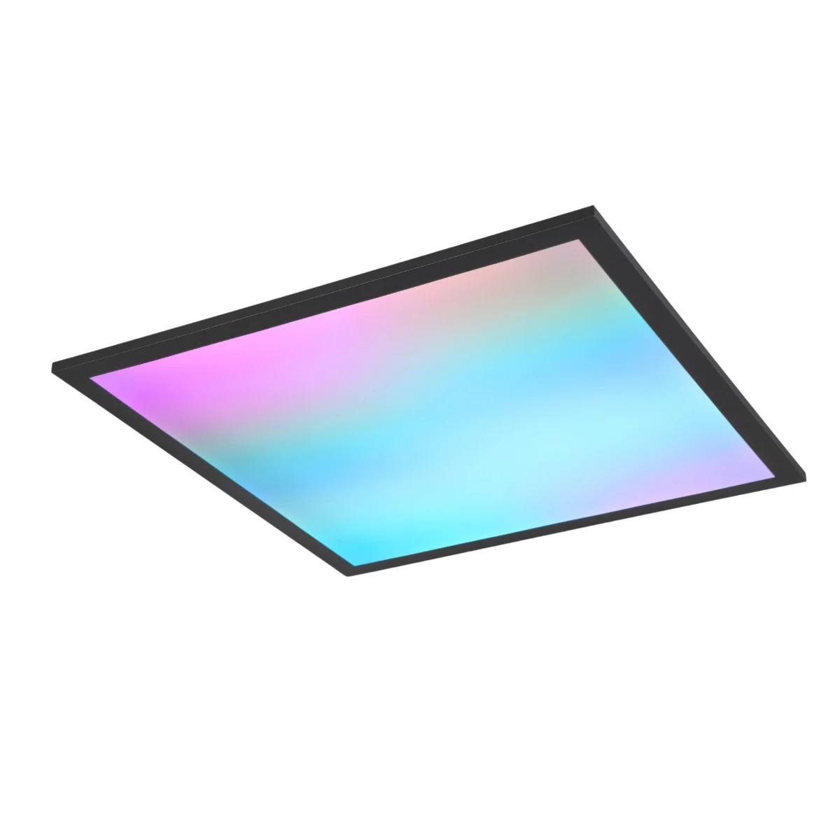 Plafon BETA z pilotem kwadratowy czarny LED 1x18W 44,5cm 2000lm IP20 RL