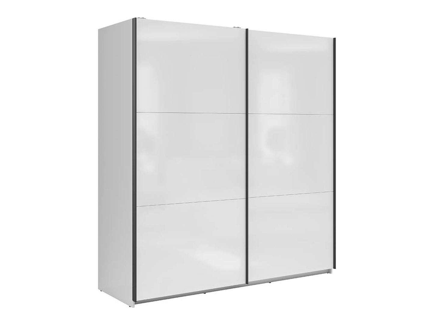 Szafa przesuwna Tetrix 183 cm biały połysk