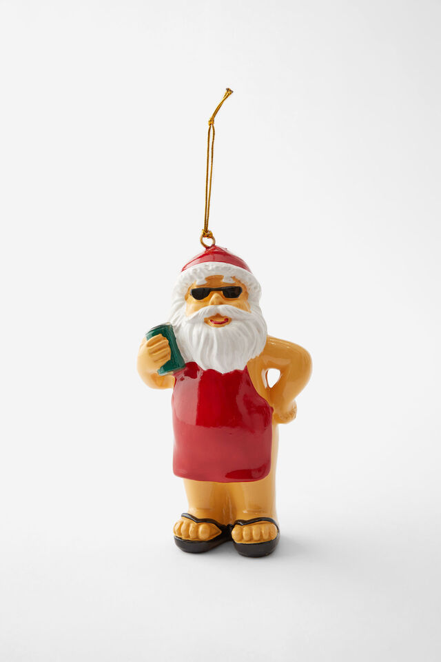 Oversized Ornaments BBQ Santa