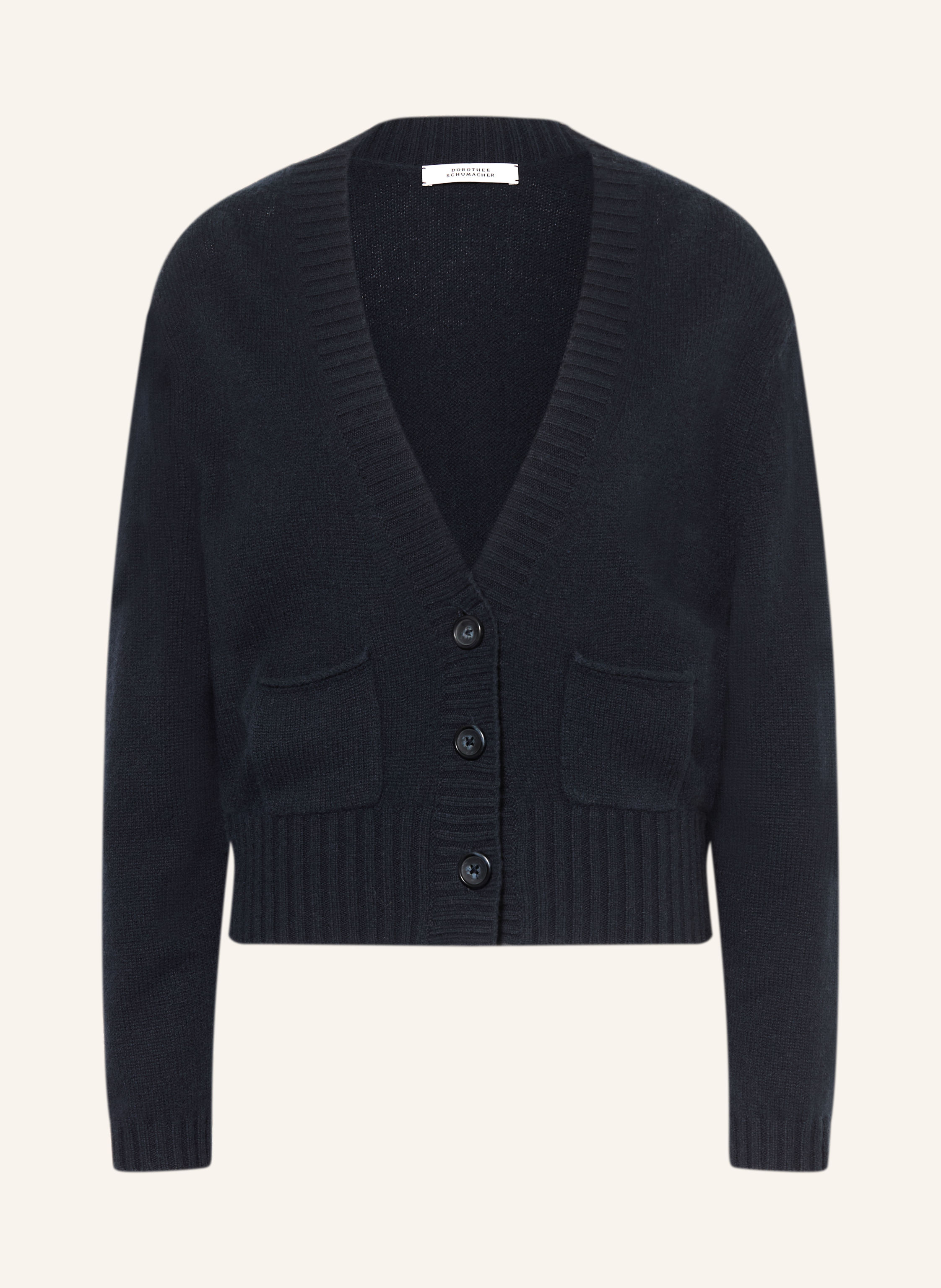 DOROTHEE SCHUMACHER Strickjacke FOULARD STATEMENTS mit Cashmere