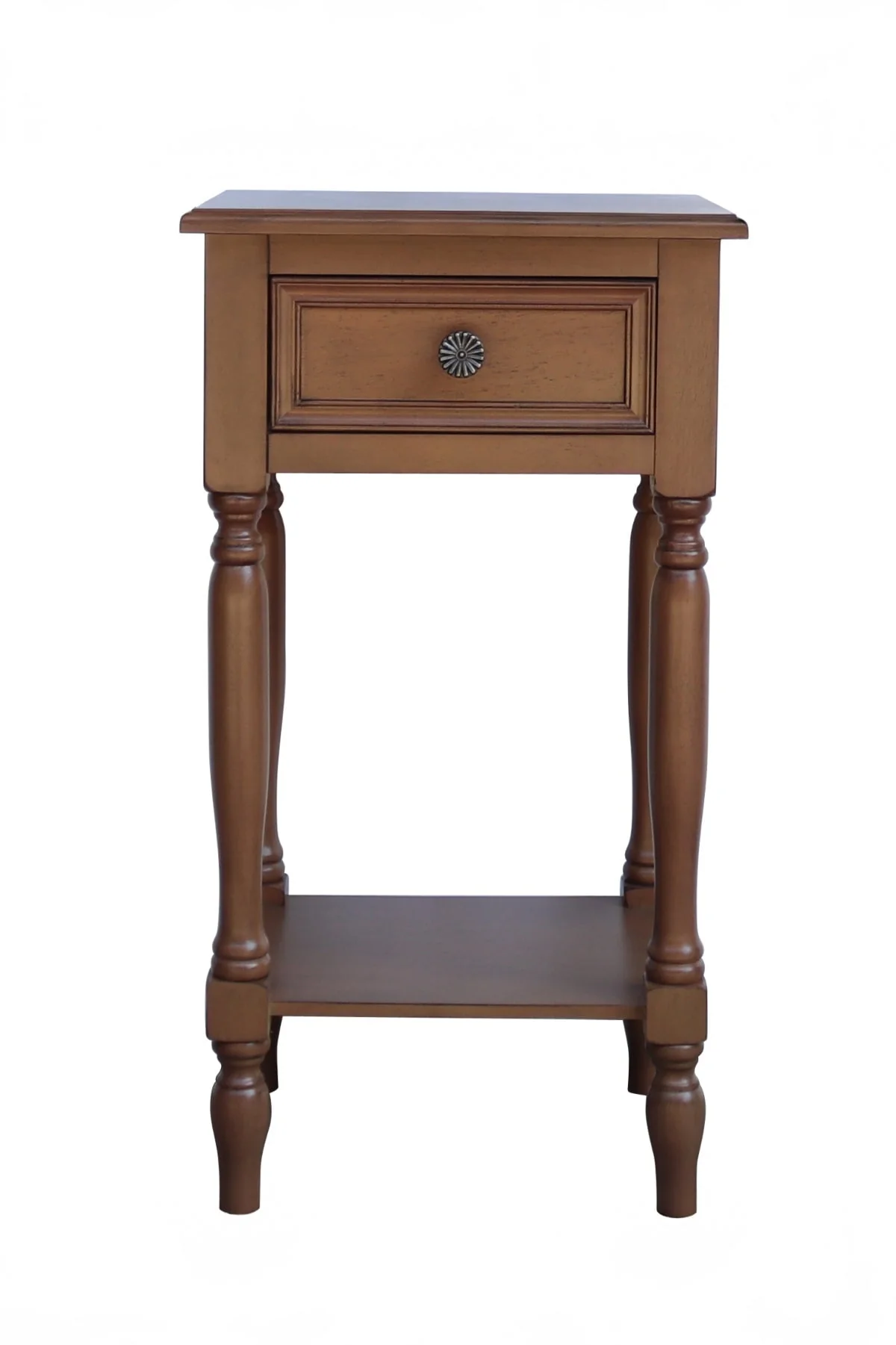 Autumn Brown Pearl Accent Table