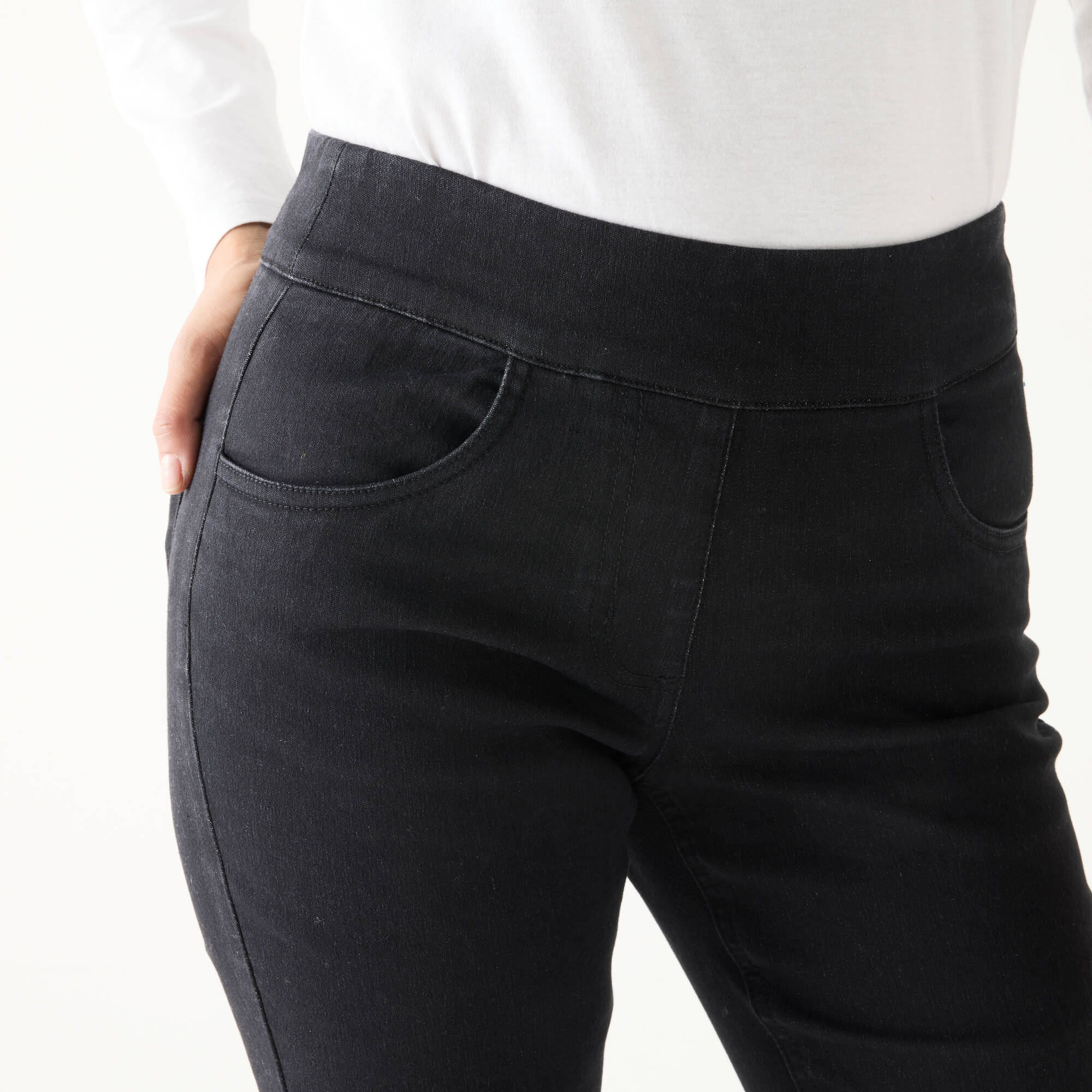 Jean bootcut ultra confort, petite stature