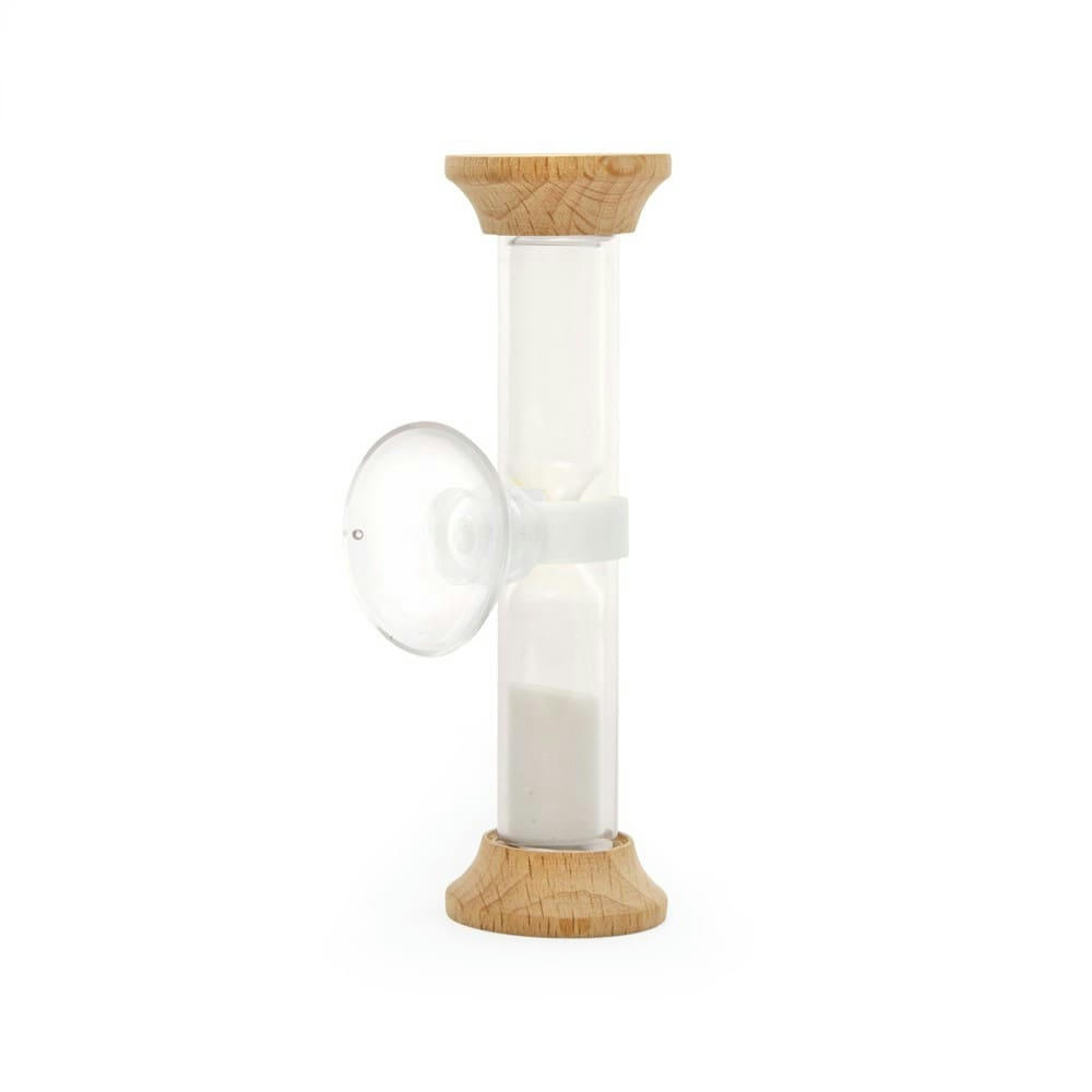 - Sablier de douche 5 minutes plastique transparent