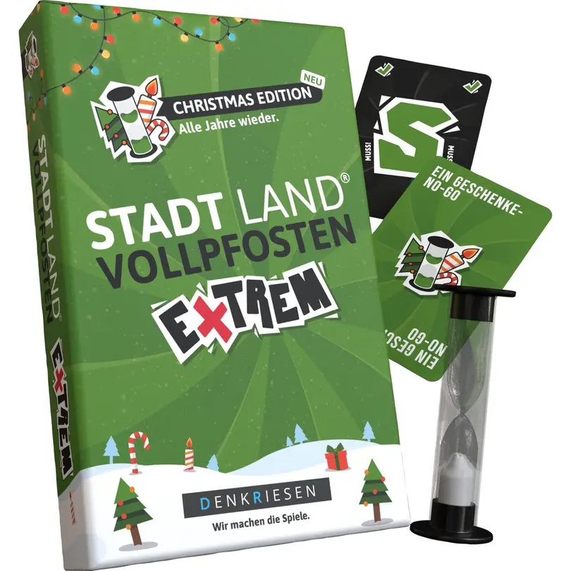 Kartenspiel 60-teilig Stadt Land Vollpfosten