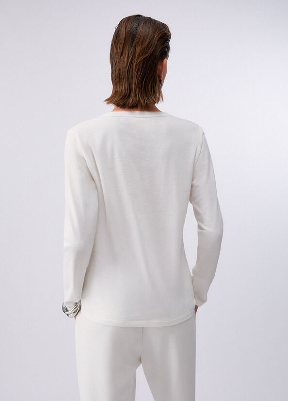 T-shirt a maniche lunghe