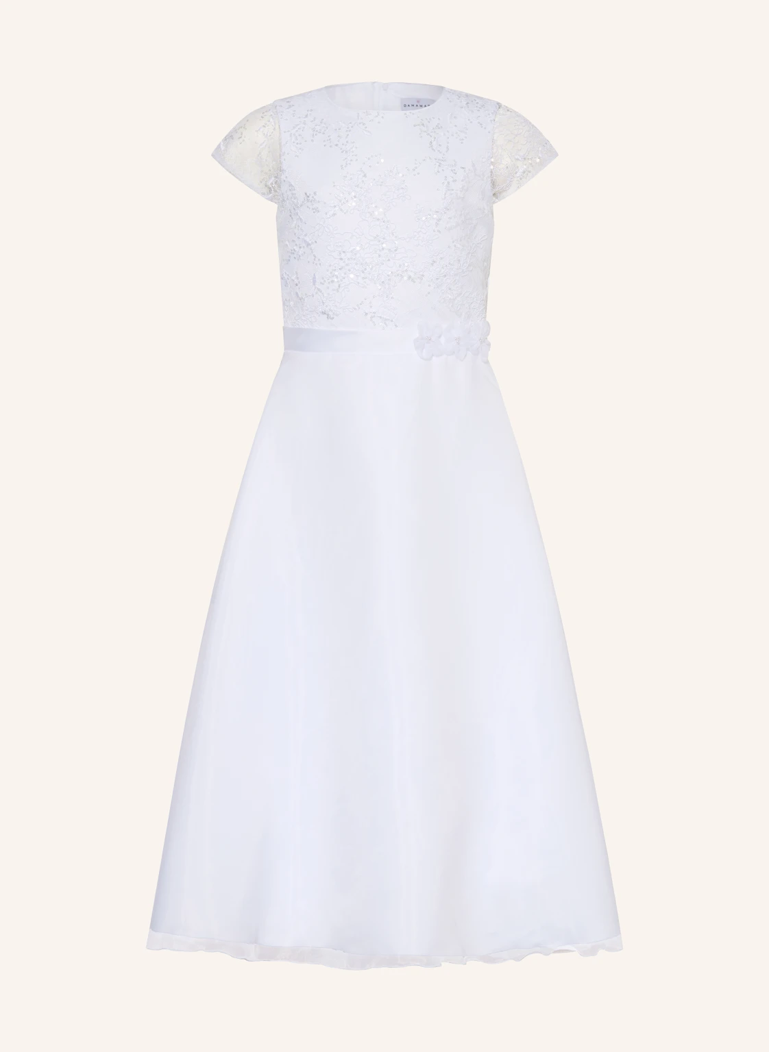 DANAMADE Kleid mit Spitze und Pailletten
