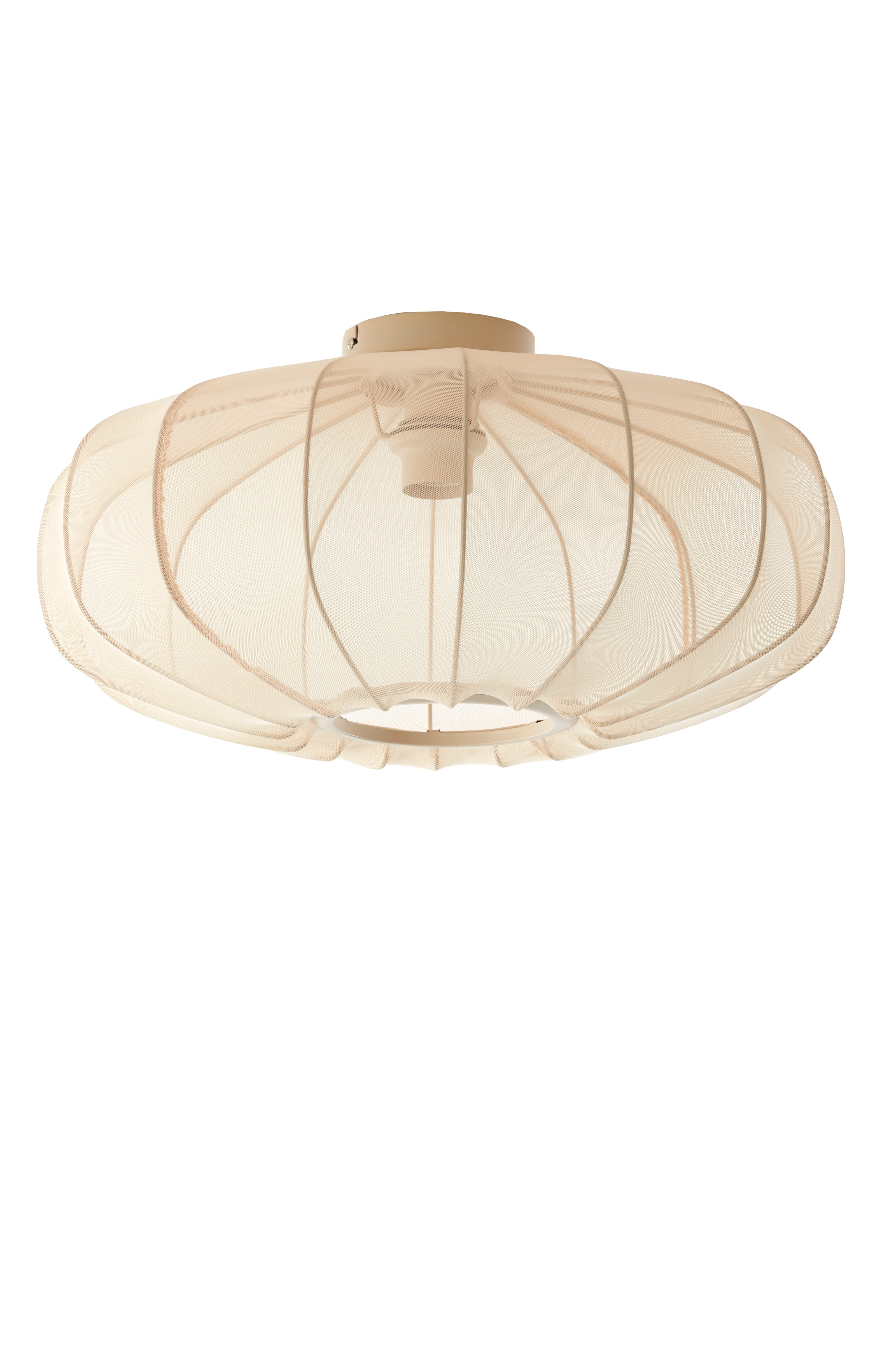 Light & Living plafonnière PLUMALIA - bruin - Ø50x24cm