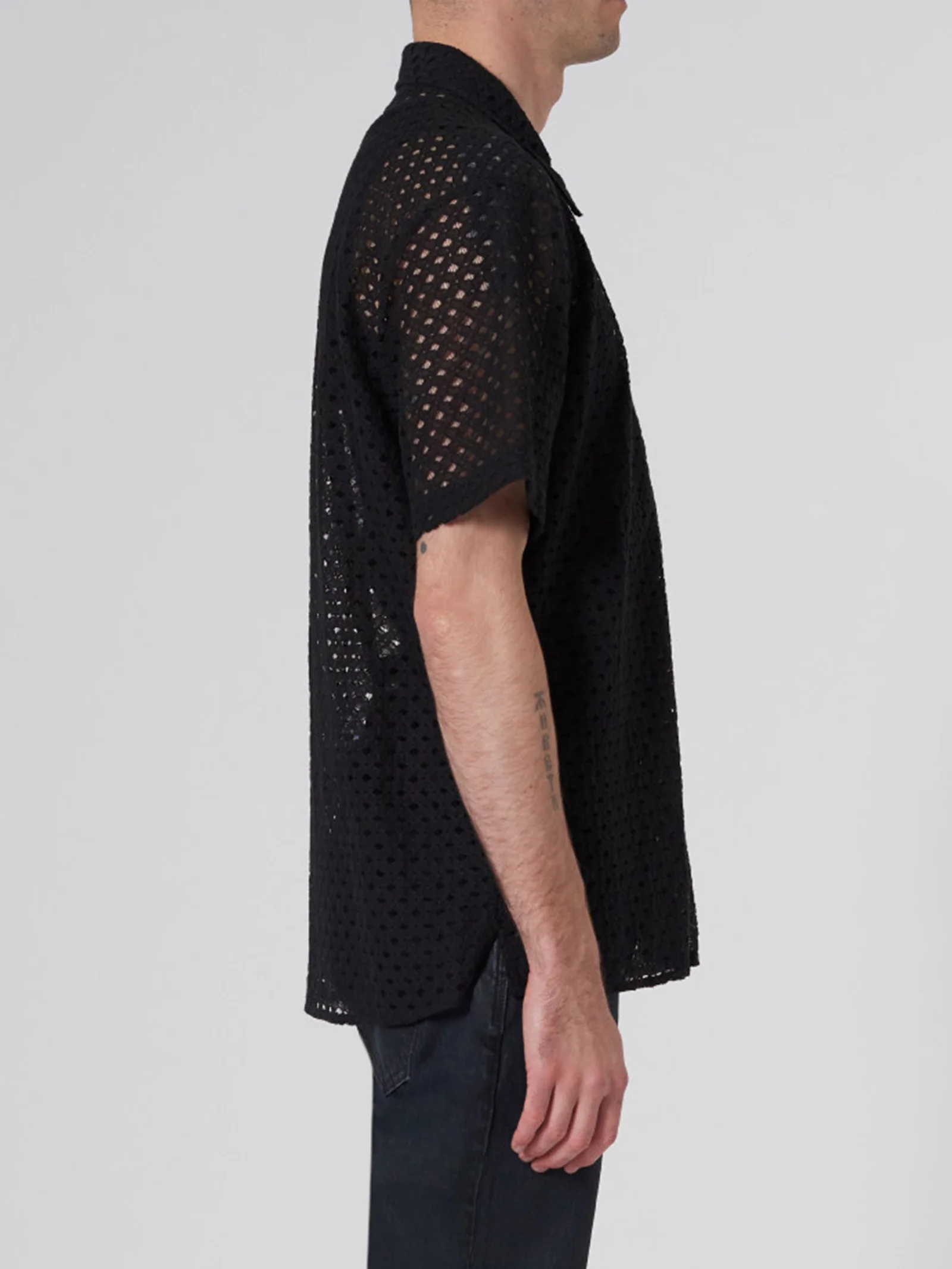Curtis Short Sleeve Broderie Shirt