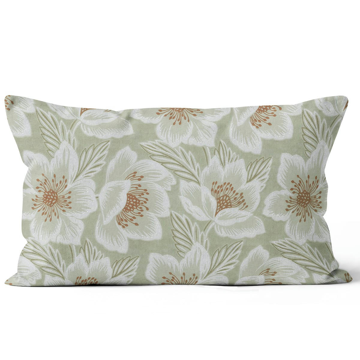 - Coussin déco tendance polyester beige 40x60cm