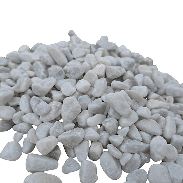 Galet blanc 8/12 mm - Big Bag 1,5T - 20 m²