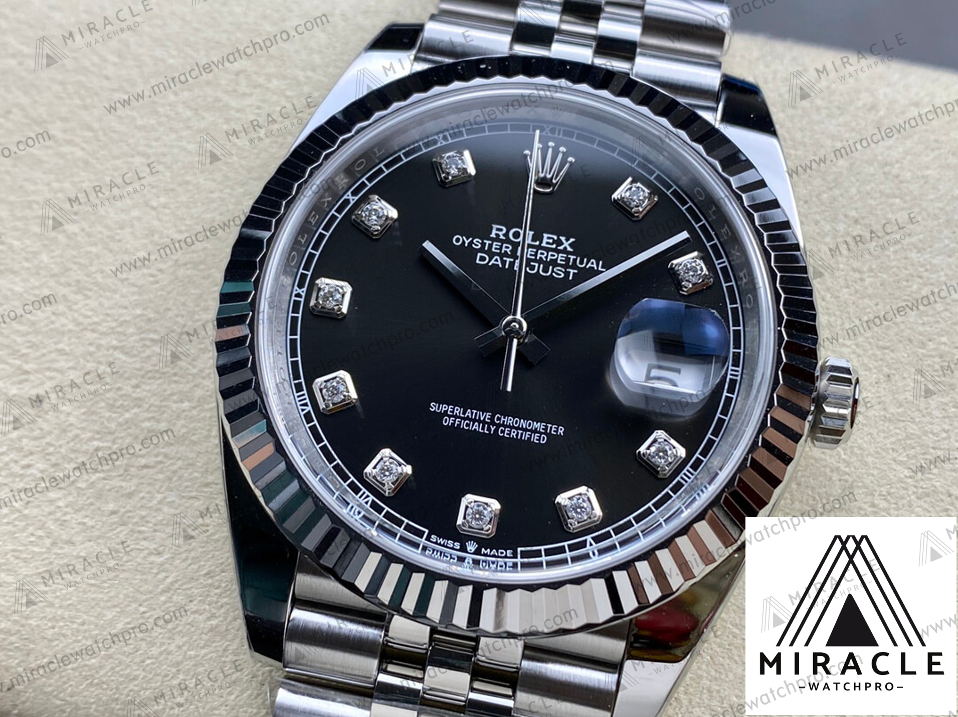 ROLEX-DATEJUST-REF.M126334-0012-ELITE CLONE-41MM-Replica Watch
