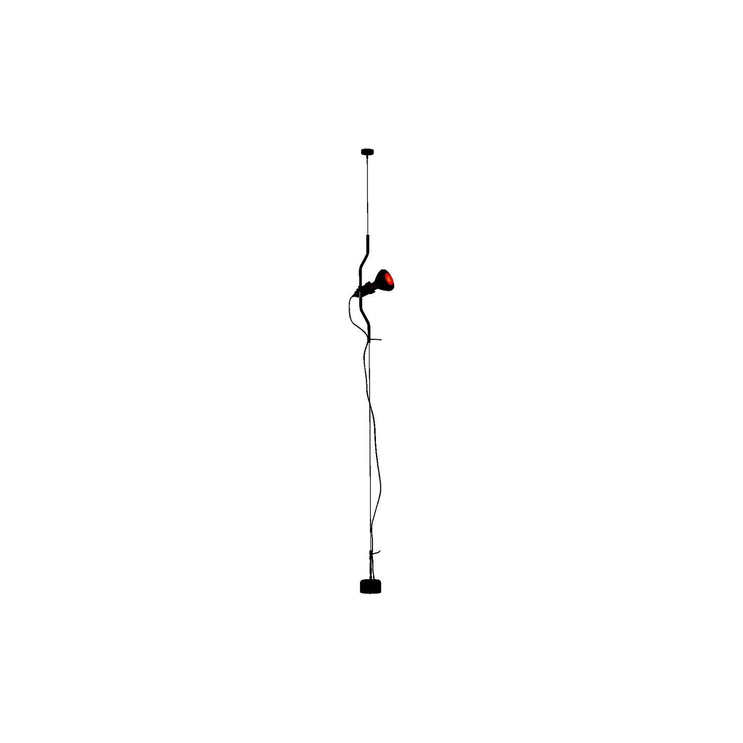 Parentesi gulvlampe, hvid