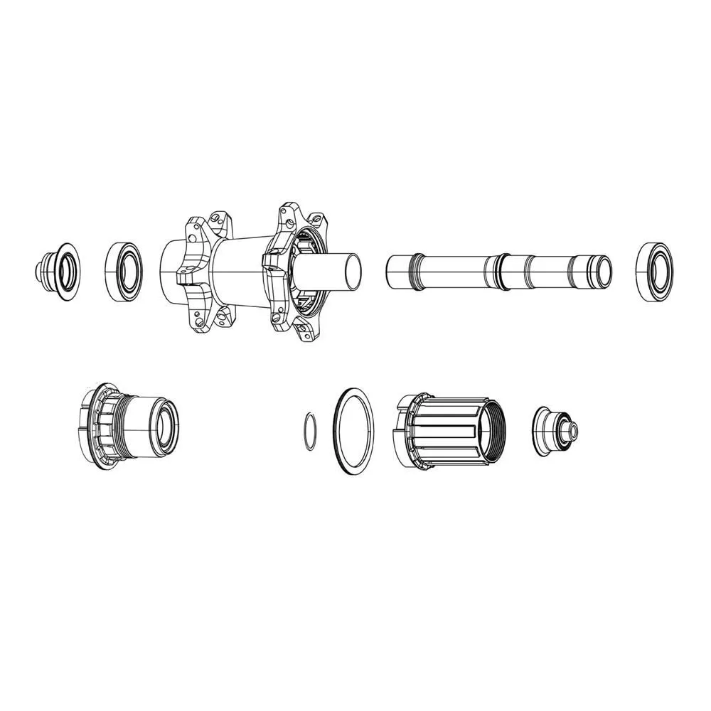 Zipp ZM900 Microspline freehub body