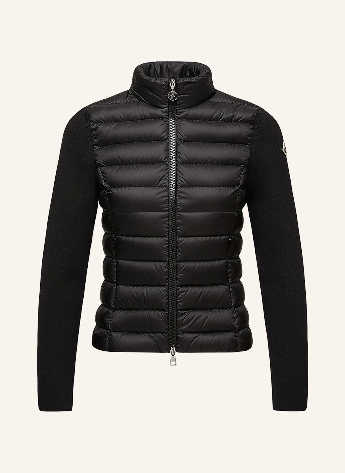 MONCLER Daunenjacke TRICOT im Materialmix