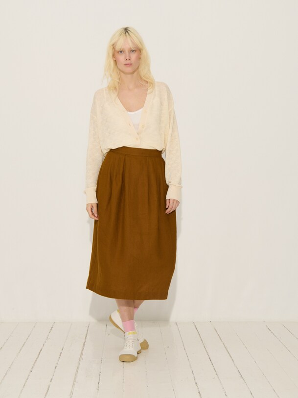 Jupe poppy caramel