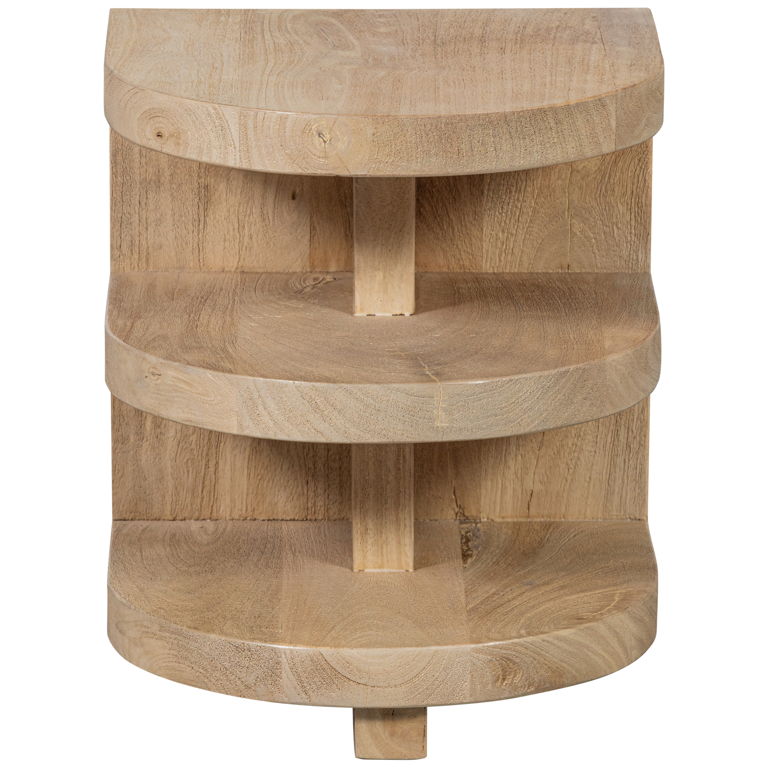 WOOOD bijzettafel Darren - Mangohout - Naturel - 42x36x36