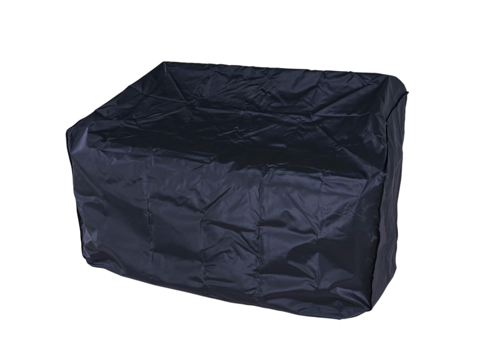 MaximaVida tuinbank beschermhoes London 180 cm - 200 cm zwart - zware uitvoering