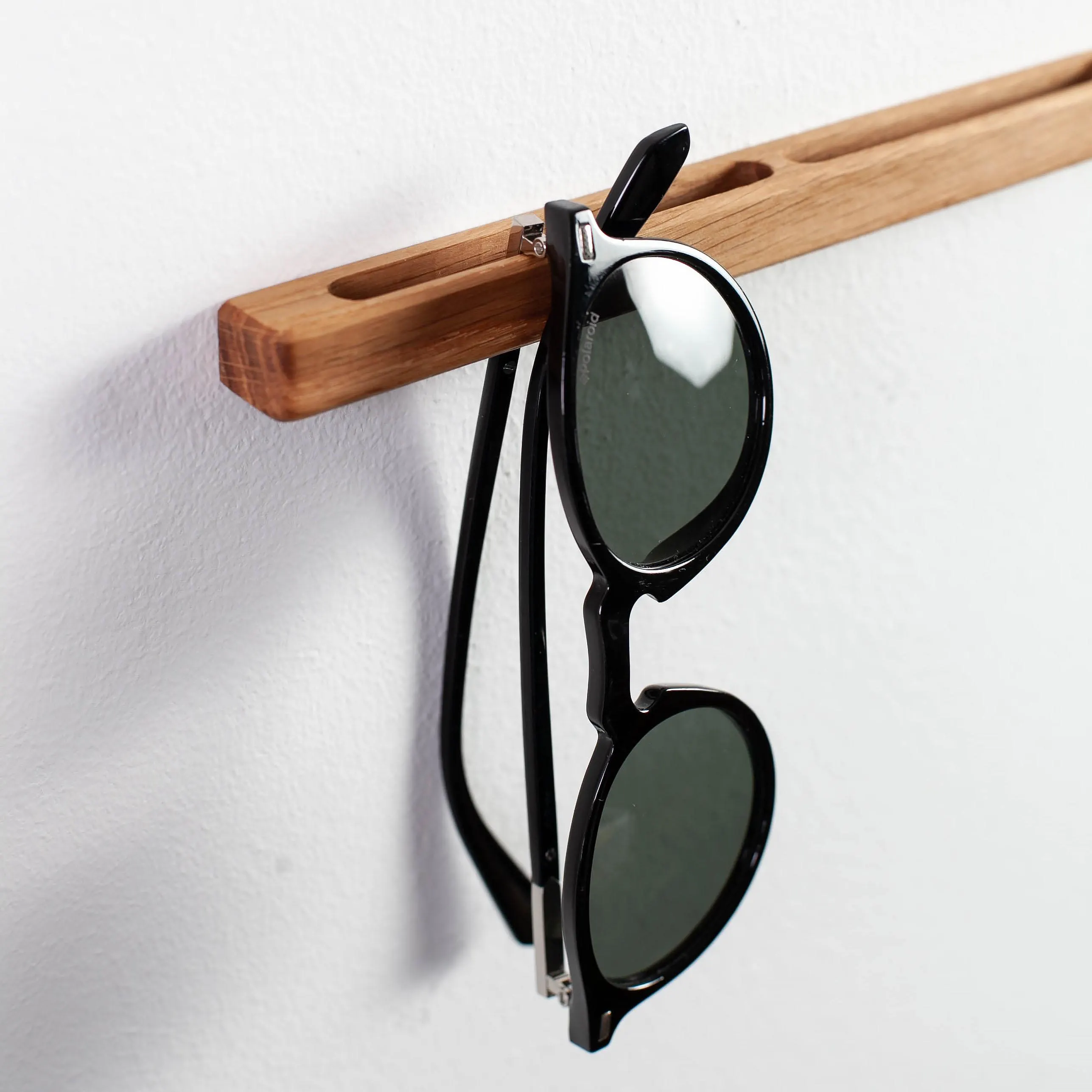 Wooden glasses holder for wall, oak modern shelf, Wall-Mounted Eyeglass Holder, hanger, entryway decoration, Craman German