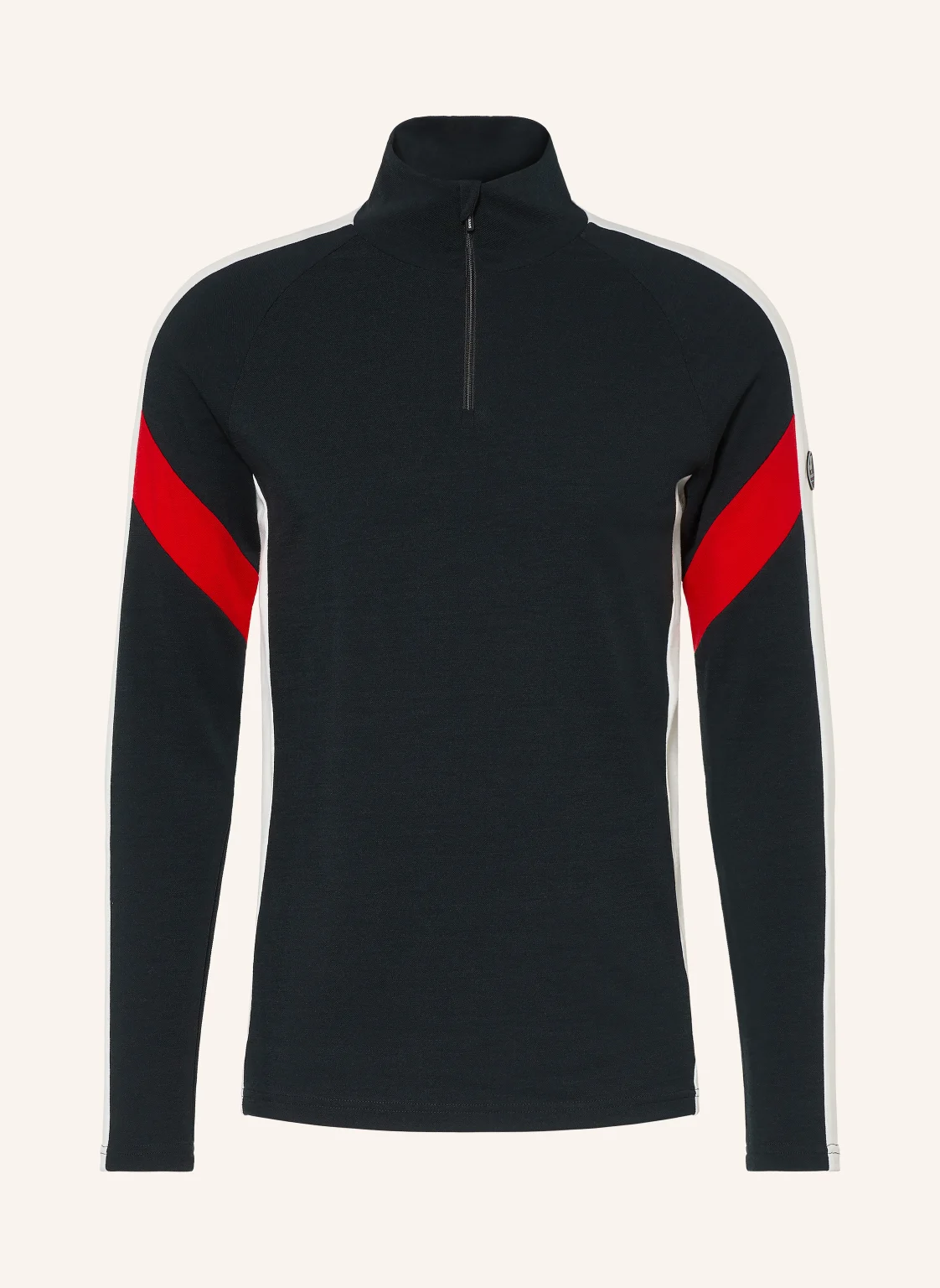 WE NORWEGIANS Piqué-Midlayer ZERMATT aus Merinowolle