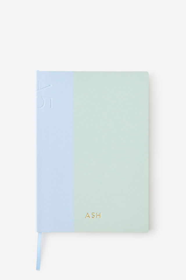 Personalised A5 Soft Cover Lined Notebook