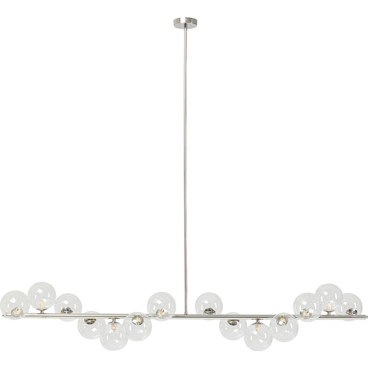 Kare Design Hanglamp Scala Balls 150cm chroom