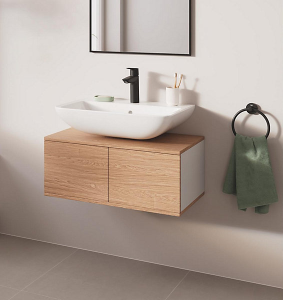 Mitigeur de lavabo taille M, noir, Grohe Start