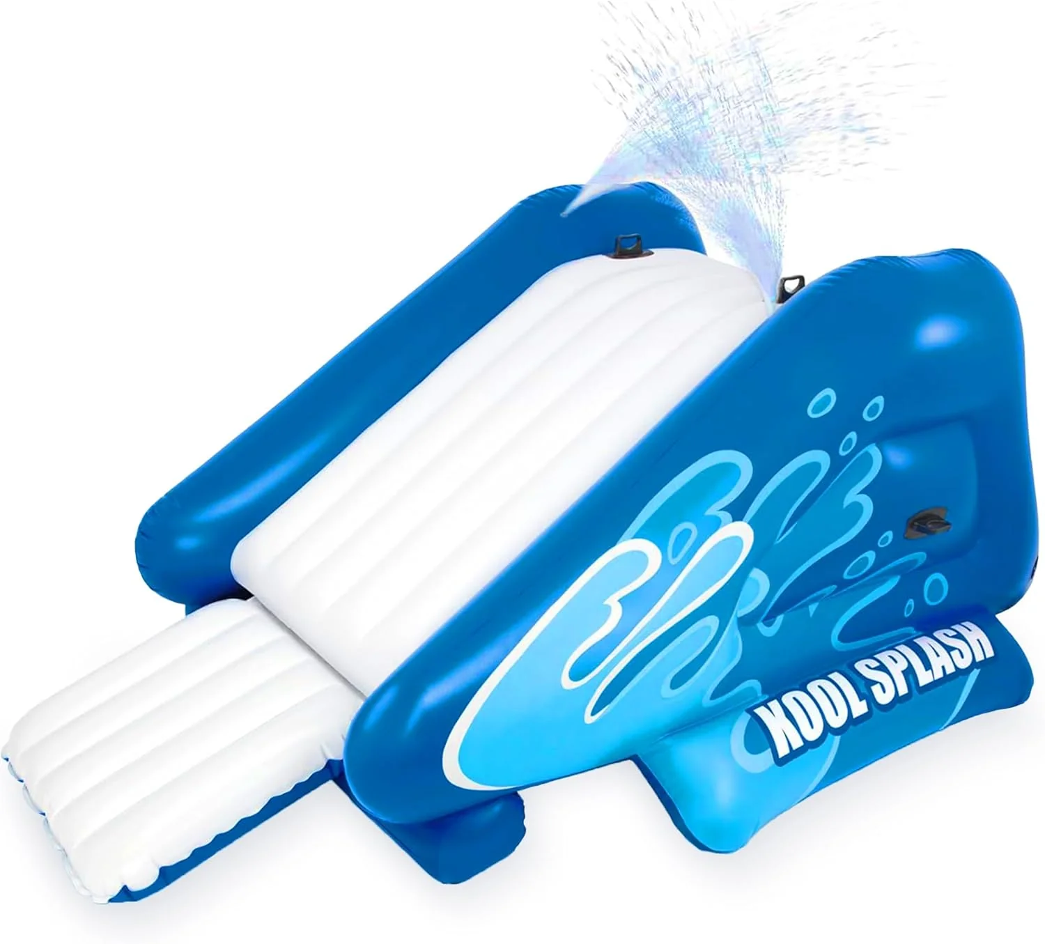 Intex Kool Splash Inflatable Water Slide Swimming Pool Play Center with Built in Sprayers for Kids and Adults, Ages 6 and Up, Blue(Blue)