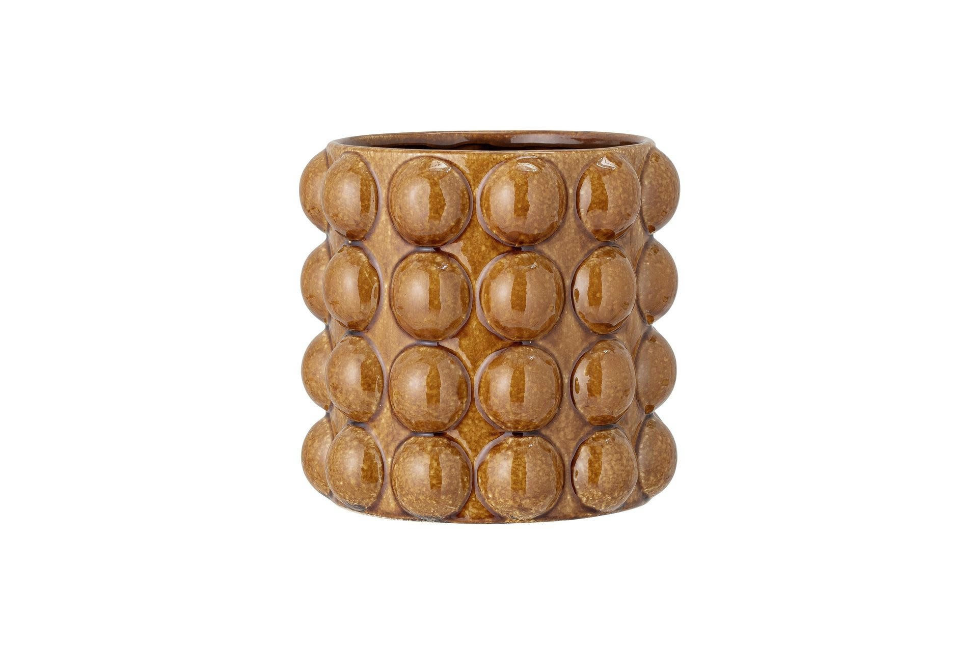 DEIA - Pot de fleurs en grès marron