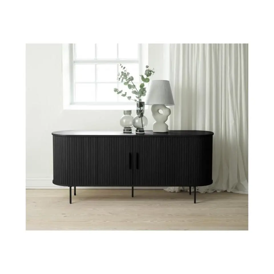 LykkeHome Nita Dressoir zwart - 180x45x76